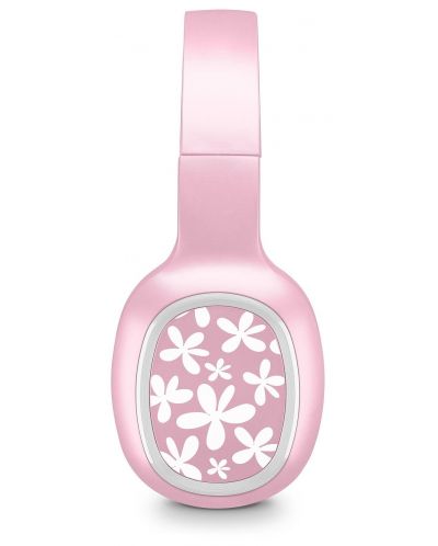 Bežične slušalice Cellularline - MS Basic Shiny Flowers, ružičaste - 2